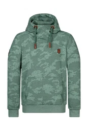 naketano Kapuzenpullover Supapimmel Dunkelgrün
