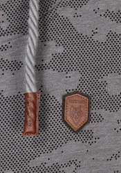 naketano Kapuzenpullover Supapimmel Grau/Dunkelgrün/Dunkelgrau/Hellgrau