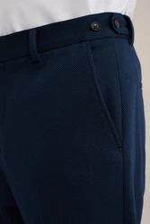 WE Fashion Anzughose Dunkelblau/Blau