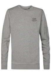 Petrol Industries Sweatshirt Pullover Hellgrau/Grau
