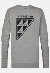 Petrol Industries Sweatshirt Pullover Hellgrau/Grau