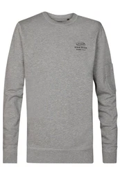 Petrol Industries Sweatshirt Pullover Hellgrau/Grau