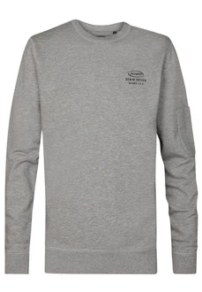 Petrol Industries Sweatshirt Pullover Hellgrau/Grau