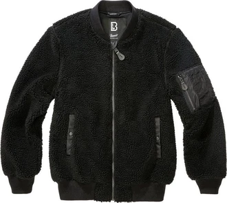Brandit MA1 Sherpa Jacket (1-St) Schwarz