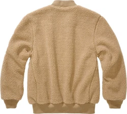 Brandit MA1 Sherpa Jacket (1-St) Beige/Braun/Khaki