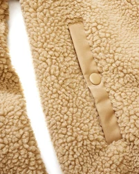 Brandit MA1 Sherpa Jacket (1-St) Beige/Braun/Khaki