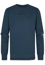 Petrol Industries Sweatshirt Pullover Dunkelblau/Blau/Grau