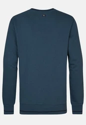 Petrol Industries Sweatshirt Pullover Dunkelblau/Blau/Grau