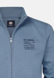 Petrol Industries Sweatjacke Jacke Grau/Blau