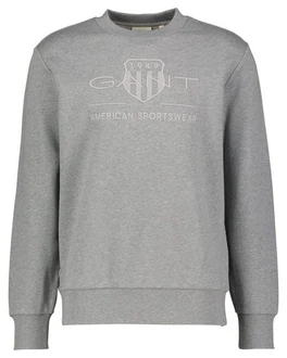 Gant Sweatshirt TONAL ARCHIVE SHIELD Grau