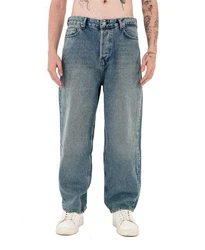 Denim Distriqt Relax-fit-Jeans Herren Baggy Jeans (16895) Blau (16880)