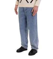 Denim Distriqt Relax-fit-Jeans Herren Baggy Jeans (16895) Blau (16881)