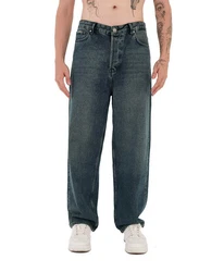 Denim Distriqt Relax-fit-Jeans Herren Baggy Jeans (16895) Dunkelblau (16895)