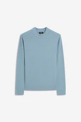 Cinque Stehkragenpullover Cigiano Blau/Hellblau