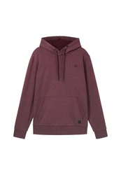 TOM TAILOR Sweatshirt Hoodie Bordeaux/Rosa/Lila/Dunkelrot/Rot