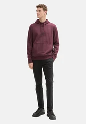 TOM TAILOR Sweatshirt Hoodie Bordeaux/Rosa/Lila/Dunkelrot/Rot