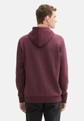 TOM TAILOR Sweatshirt Hoodie Bordeaux/Rosa/Lila/Dunkelrot/Rot