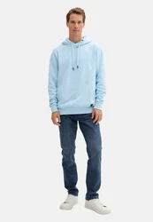 TOM TAILOR Sweatshirt Hoodie Blau/Hellblau