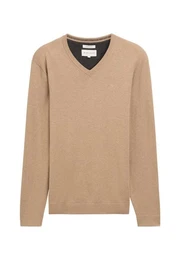 Strickpullover Pullover Strickpullover V-Neck (1-tlg)