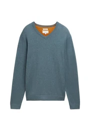 Strickpullover Pullover Strickpullover V-Neck (1-tlg)