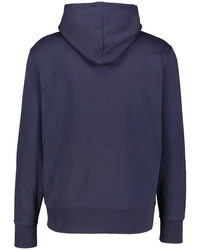 Gant Sweatjacke mit Kapuze GRAPHIC Dunkelblau/Blau