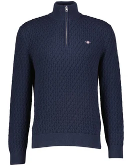 Gant Strickjacke Dunkelblau/Blau/Hellblau
