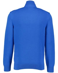 Gant Strickpullover CASUAL COTTON HALF ZIP Blau/Hellblau/Dunkelblau