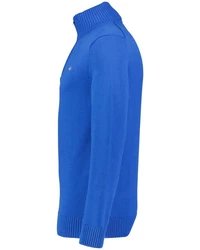 Gant Strickpullover CASUAL COTTON HALF ZIP Blau/Hellblau/Dunkelblau
