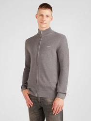 GANT Strickjacke grau/wei