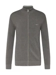 GANT Strickjacke grau/wei