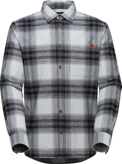 Mammut Trovat Longsleeve Shirt platin/schwarz