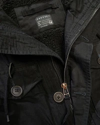 Forvert Winterjacke Observer Schwarz/Grau/Dunkelblau