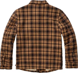 Brandit Classic Sherpa Jacket (1-St) Braun/Orange/Grau