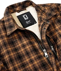Brandit Classic Sherpa Jacket (1-St) Braun/Orange/Grau