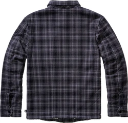 Brandit Classic Sherpa Jacket (1-St) Grau/Dunkelblau/Blau