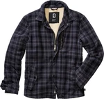 Brandit Classic Sherpa Jacket (1-St) Grau/Dunkelblau/Blau