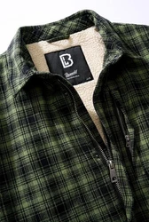 Brandit Classic Sherpa Jacket (1-St) Dunkelgrün/Grün/Grau