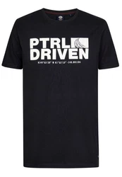 Petrol Industries T-Shirt Kurzarmshirt Dunkelblau/Braun/Lila/Schwarz