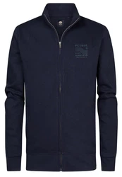 Petrol Industries Sweatjacke Jacke Dunkelblau/Blau