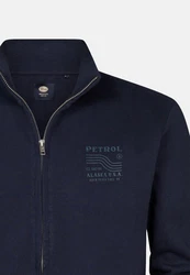 Petrol Industries Sweatjacke Jacke Dunkelblau/Blau