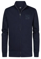 Petrol Industries Sweatjacke Jacke Dunkelblau/Blau