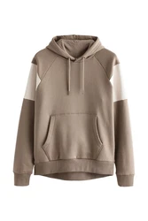 Next Kapuzensweatshirt Hoodie Meliertes/Blockfarben