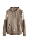Next Kapuzensweatshirt Hoodie Meliertes/Blockfarben