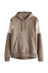 Next Kapuzensweatshirt Hoodie Meliertes/Blockfarben