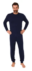 Normann Care Pyjama Herren Pflegeoverall Einteiler 