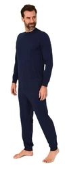 Normann Care Pyjama Herren Pflegeoverall Einteiler 
