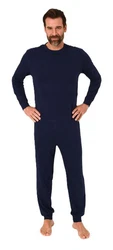 Normann Care Pyjama Herren Pflegeoverall Einteiler 