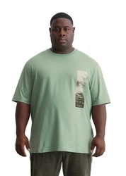 Marc O'Polo T-Shirt Dunkelgrün/Türkis/Schwarz/Grün