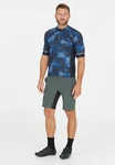 ENDURANCE Radhose Benal 2-in-1-Design Dunkelgrün/Türkis/Grün/Blau