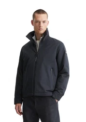 Marc O'Polo Outdoorjacke Micro-Twill Dunkelblau/Dunkelgrau/Grau